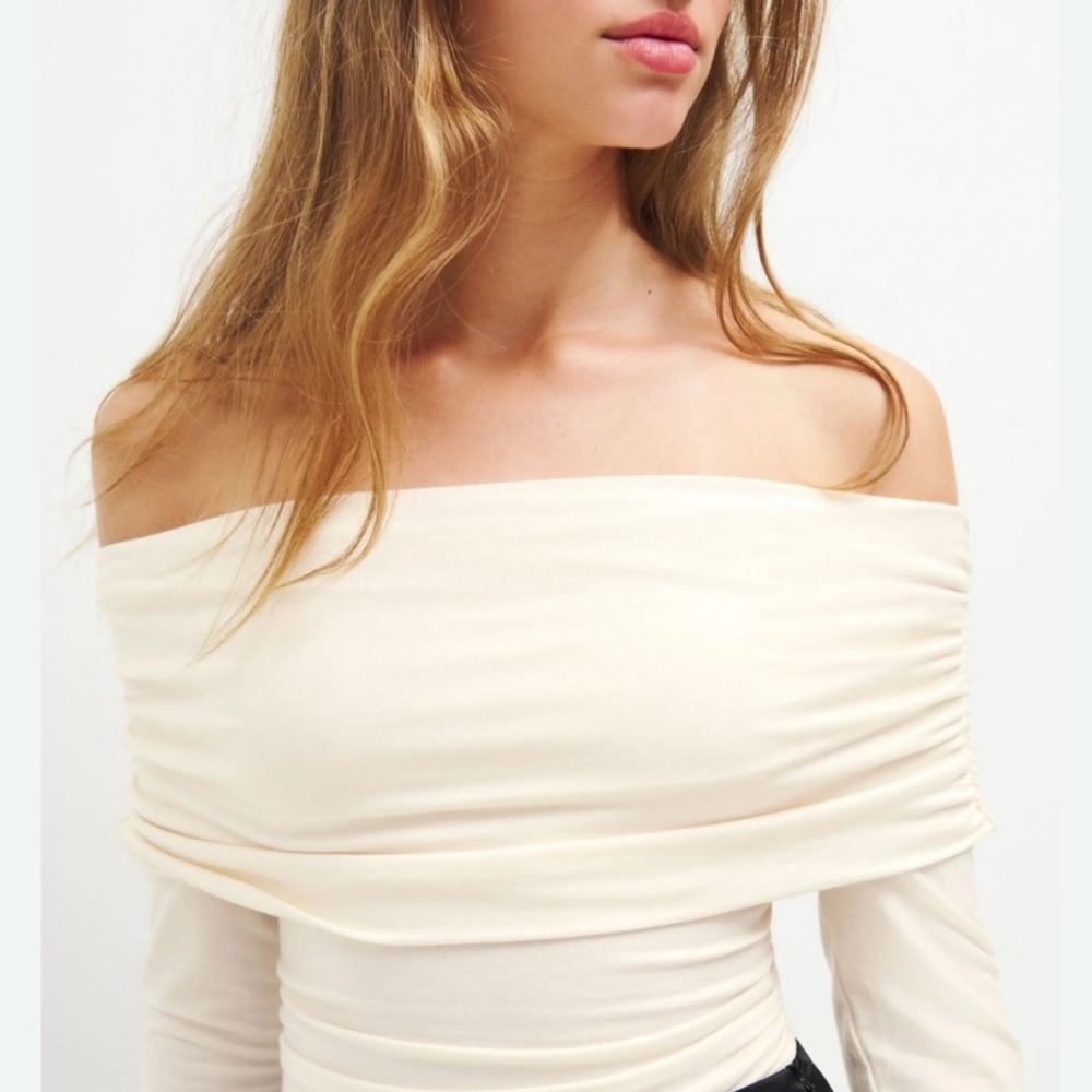 Reformation Florentine Off The Shoulder Top